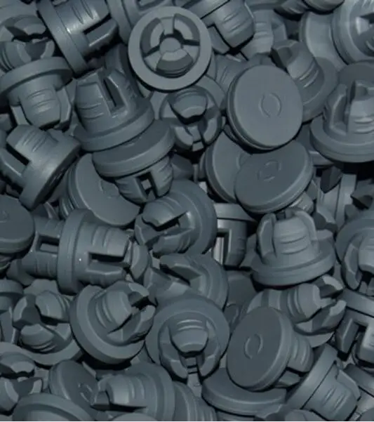 1000pcs/lot 20mm 3 Flap Lyophilization Butyl Rubber Plug Stopper freeze-dried Bottle Filp off cap rubber plug stopper