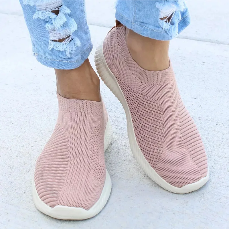 Zapatillas Blancas de Suela Plana sin Cordones, Calzado Ligero Informal, de Diseño Estilo Basket, Ideal para Verano y Otoño, para Mujer