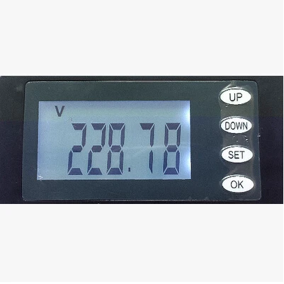 

White Backlight Digital LCD AC80-260V 100A 50/60Hz 5IN1 Power Meter Voltage Current KWh time watt meter Voltmeter Ammeter + CT