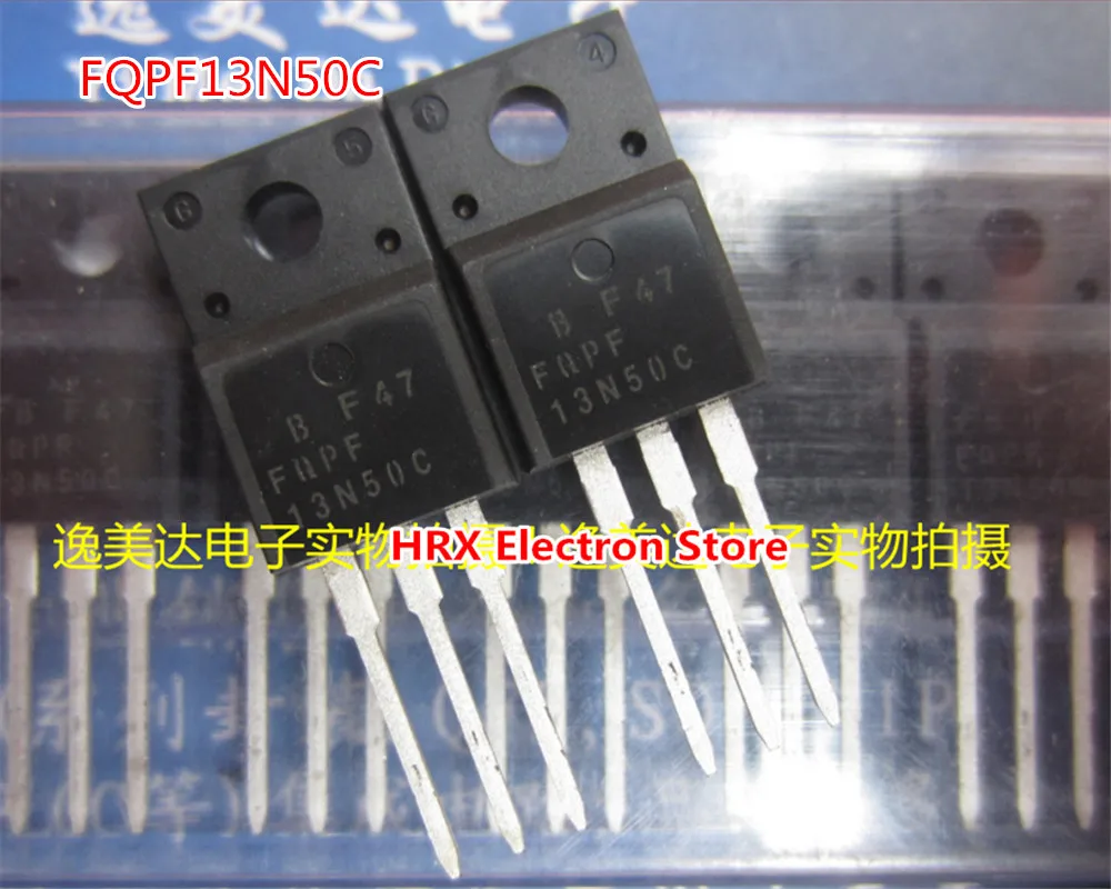 New Original Import FQPF13N50C 13N50C MOS FET N-CH 500V 13A TO-220 (10-50piece)