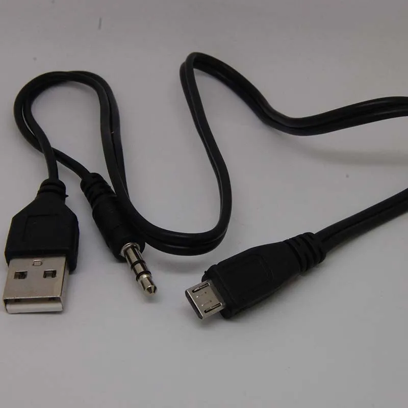 3.5mm Car Stereo AUX Auxiliary Audio Micro USB Cable For Samsung Galaxy S3 S4 new