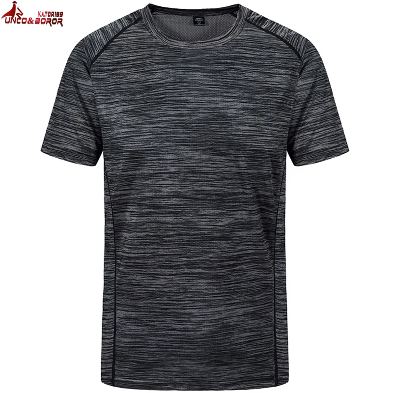 Simple creative design quick dry big&Tall 6XL 7XL 8XL T Shirts Men\'s GYM Jogging Sports Summer Style Short Sleeve Men t-shirt