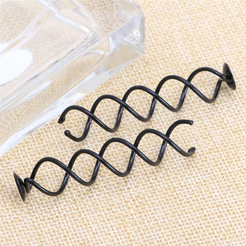 100pcs 6cm Spiral Spin Screw Bobby Hair Pins Hair Clips DIY Jewelry Finding