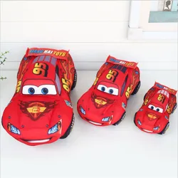 Disney Pixar Cars juguetes de peluche para niños, 17cm, 25cm, 35cm, McQueen, lindos coches de dibujos animados, regalos para niños