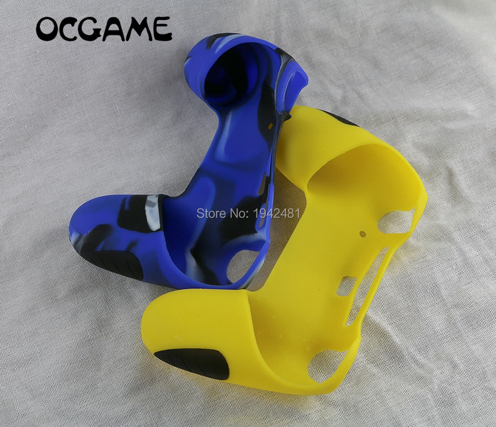 1PC High Quality Soft Silicone Rubber Case Thicker Skin Protective Cover For PS4 Controller