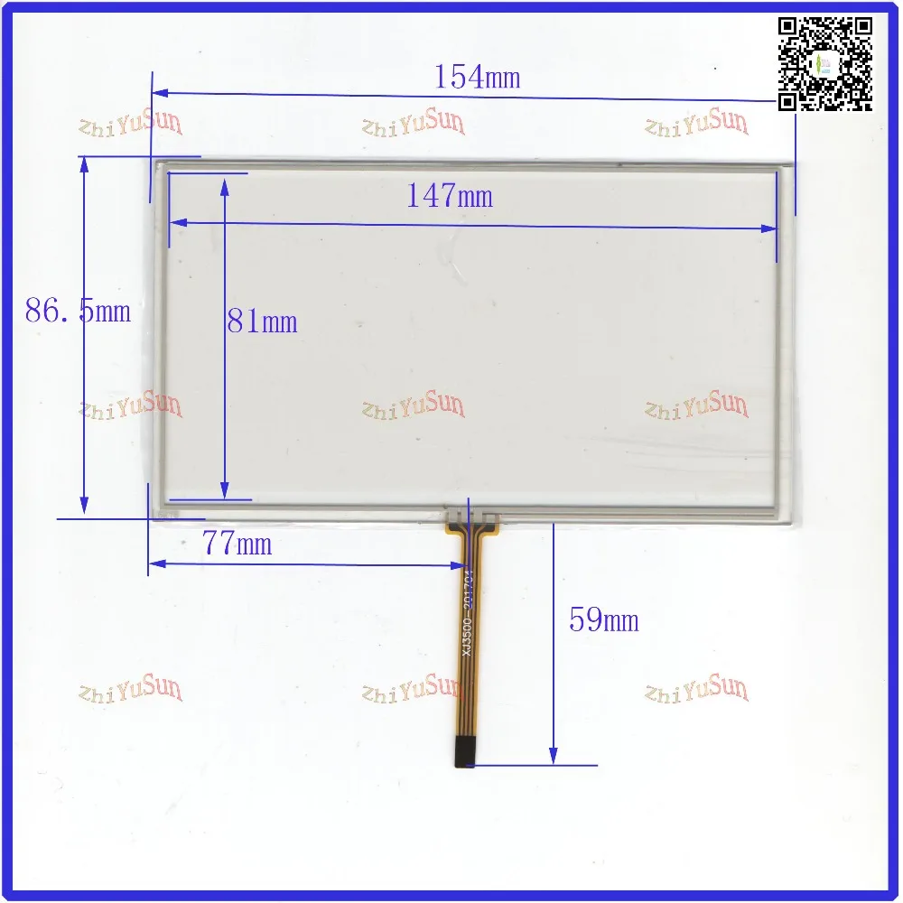 ZhiYuSun For Prology DNU-2630 NEW 6.2inch 4lines resistance screen For  Car radios this is campatibility