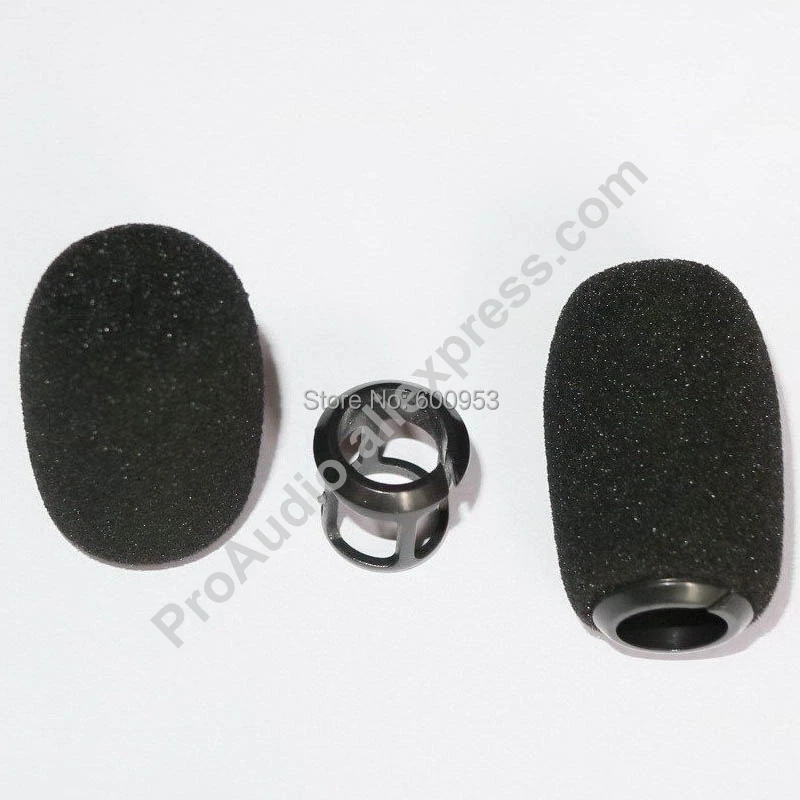 Pro Snap-Fit Foam Windscreens for Shure MX412 MX418 WB98 BETA98 WB98 Instrument Gooseneck Microphone
