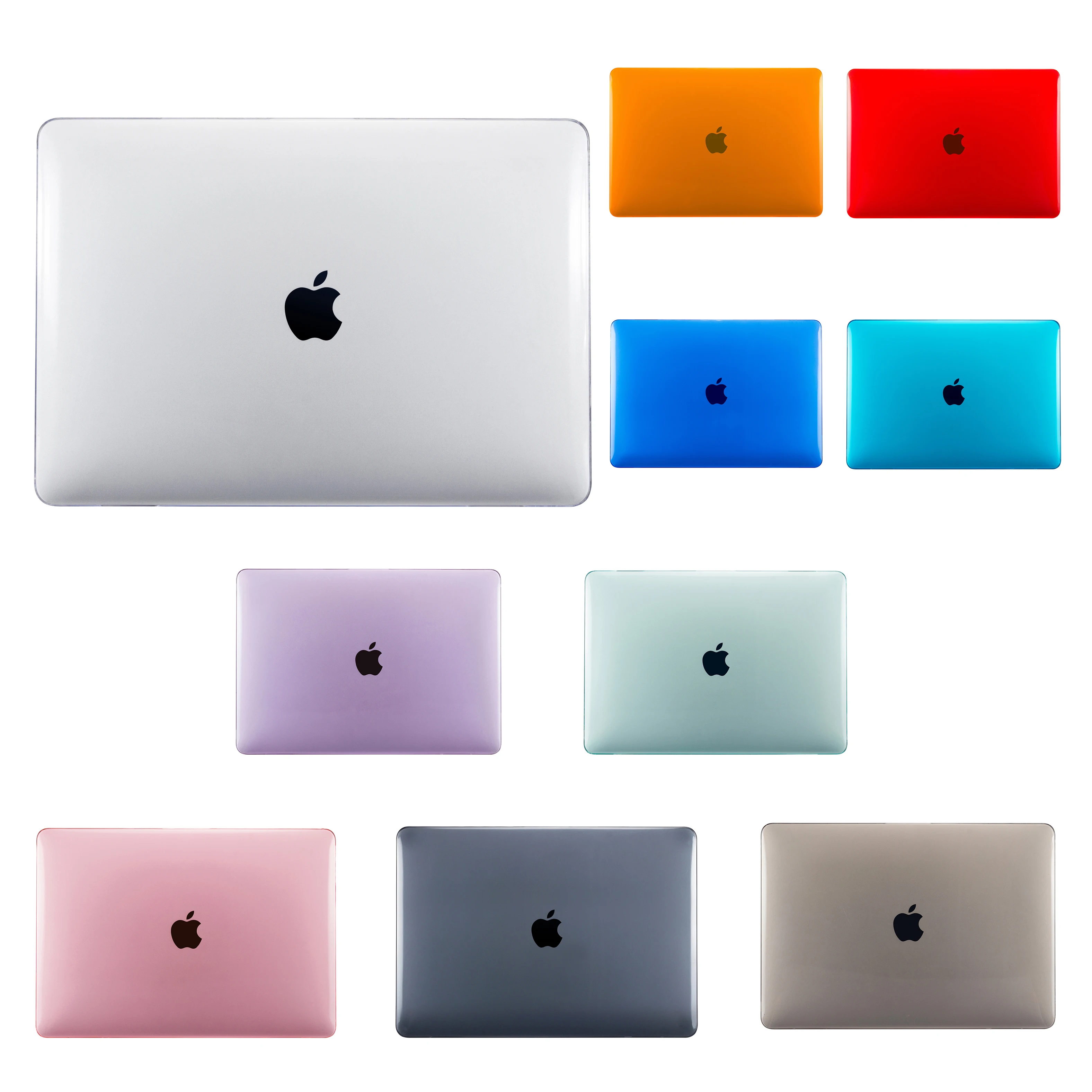 New Transparent Crystal Case For Macbook Pro Retina Air 11 12 13 14 15 16 Inch For Mac Air 13.6 M2 M1 Chip Pro 13.3 Laptop Cover