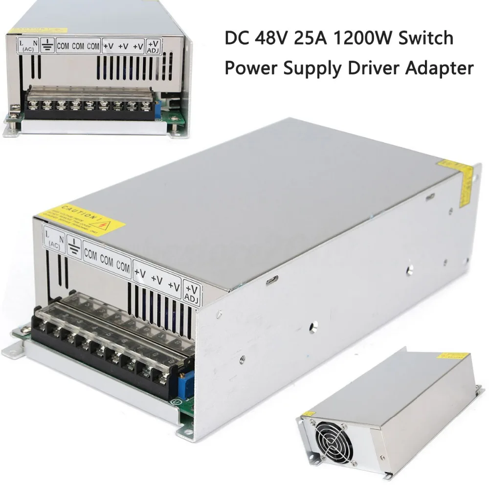 

48V 25A 1200W Universal Regulated Switching Power Supply Driver for CCTV camera LED Strip output to DC 48V