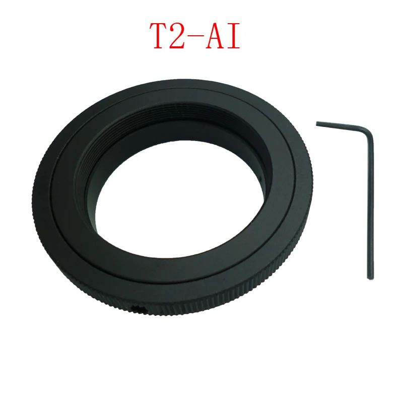 T2-AI T2 T lens Voor Nikon Mount Adapter Ring Voor D50 D90 D5100 D7000 D3 DSLR SLR Camera