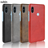 For Xiaomi Redmi 6 Pro Case 6Pro Luxury Ultra Slim Litchi Cover For Xiaomi Redmi6 Pro Retro PC Shockproof Phone Cases