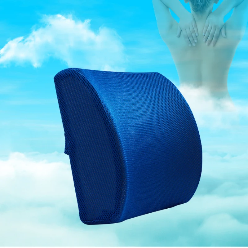 Car Seat Lumbar Support Back Massager Auto Waist Cushion Pillow For Chairs in the Car Seat Pillows Home Office Relieve Pain