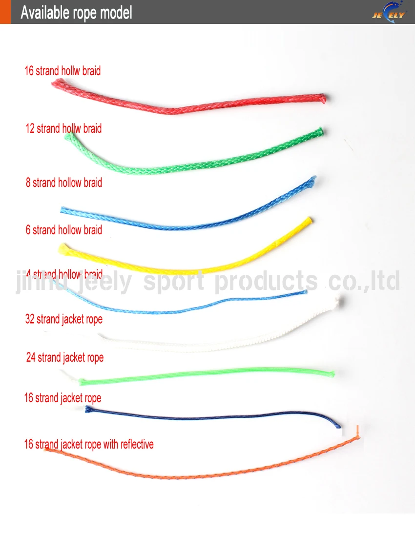 50m 4mm 12 Stränge 1500kg Uhmwpe Faser Single Braid Winde Seil – Detail 9