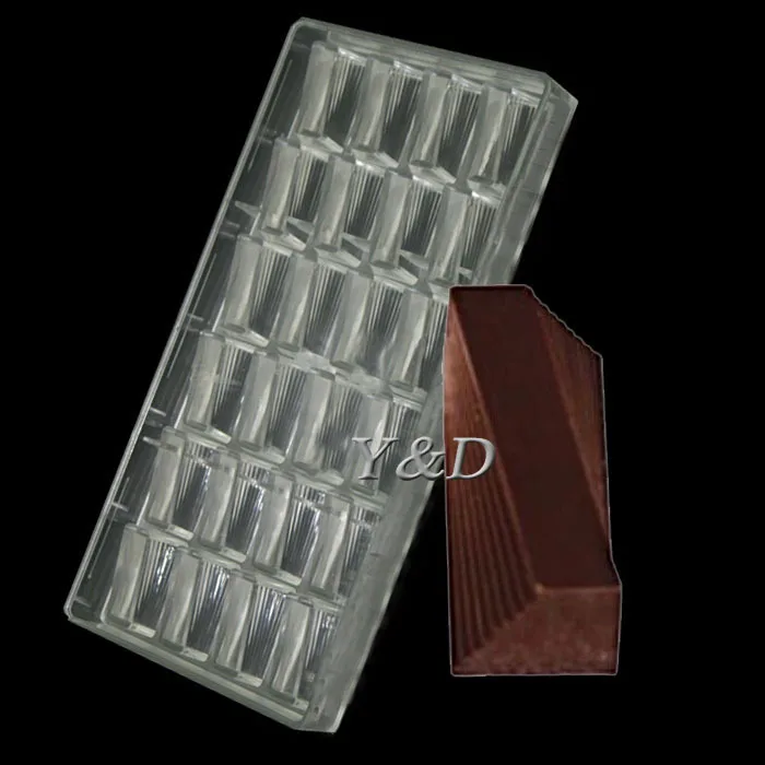 New Nine Chocolate Special Polycarbonate Hard Plastic Chocolate Mold New Hard Injection PC Sweet Candy Pudding Jelly Mould