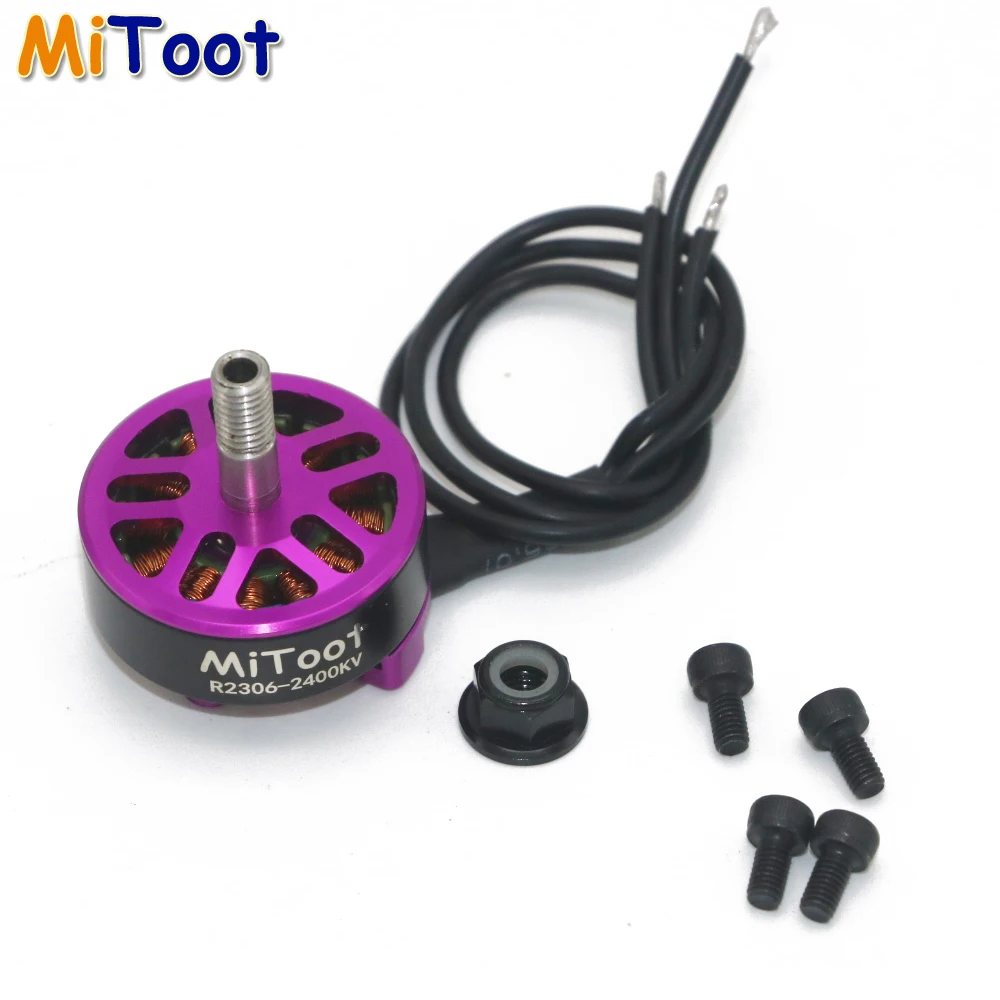 4 zestaw/partia Mitoot R2306 2306 2400KV bezszczotkowy silnik CW CCW wsparcie 4-5S dla FPV zdalnie sterowany dron Quadcopter Multirotor