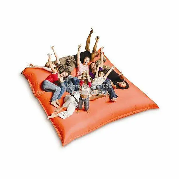 Orange Color outdoor bean bag chair - home furniture - beanbag sofa beds