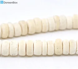 Doreen Box hot-  Nature Color Coconut Shell Loose Beads 8mm,Approx 400Pcs  (B12871)