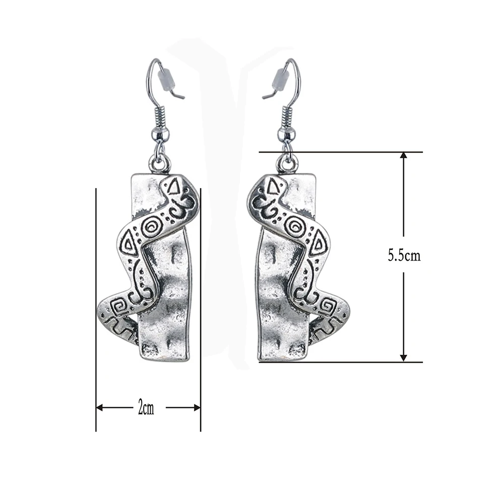 The Latest Fashion Retro Palace Carved Earrings Jewelry Factory Direct