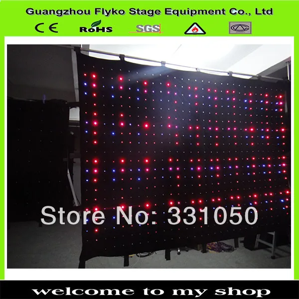 

led curtain wall for stage video and backdrop