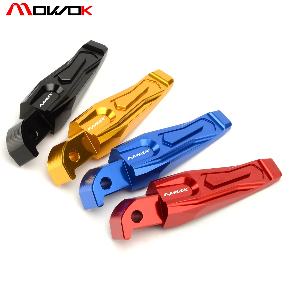 Motorcycle Accessories Rear Passenger Foot Peg Footrests For YAMAHA NMAX155 nmax 155 2015 2016 2017 2018 2019 2020 2021 2022