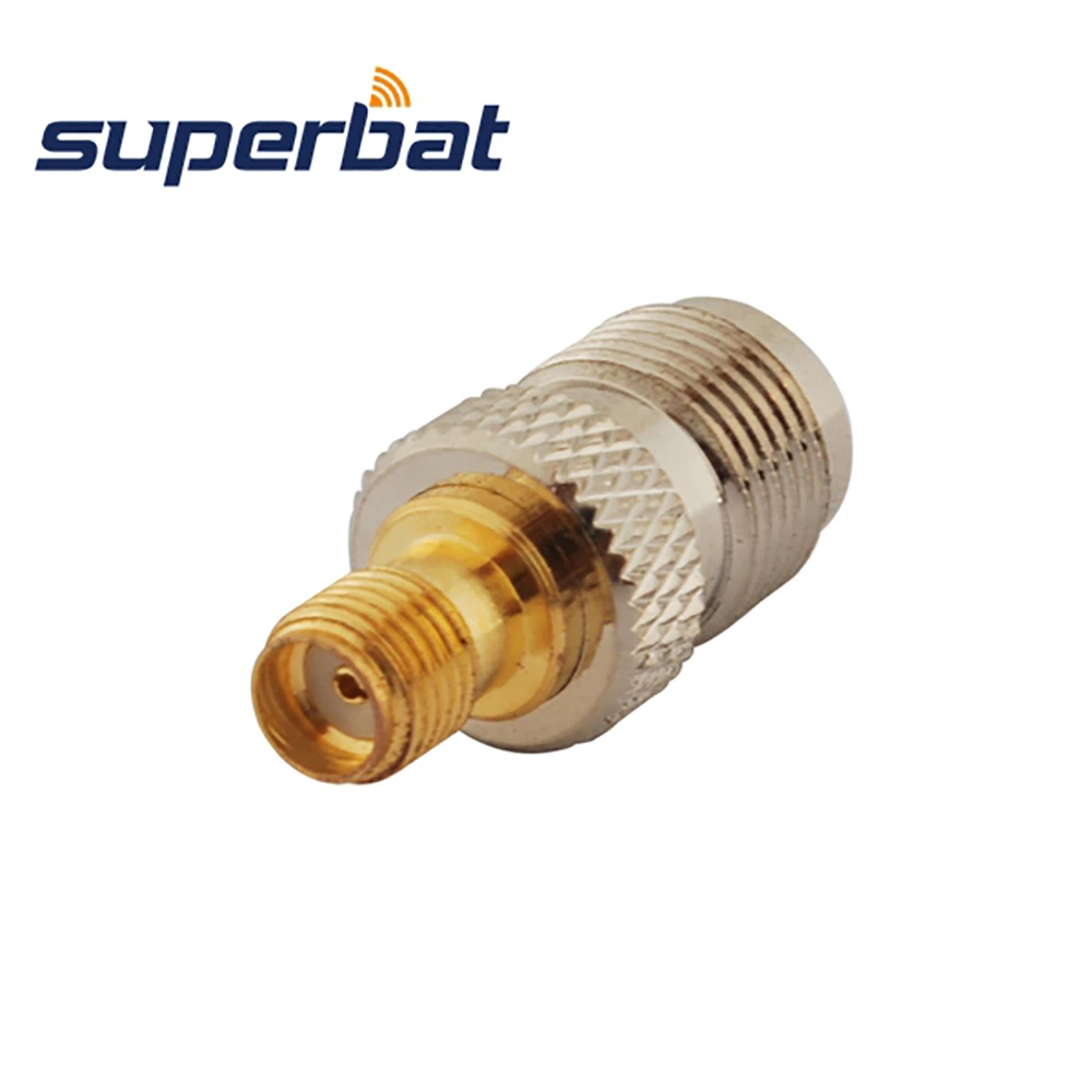 Superbat 5 Buah SMA-TNC Adaptor SMA Jack Ke TNC Konektor RF Lurus Perempuan