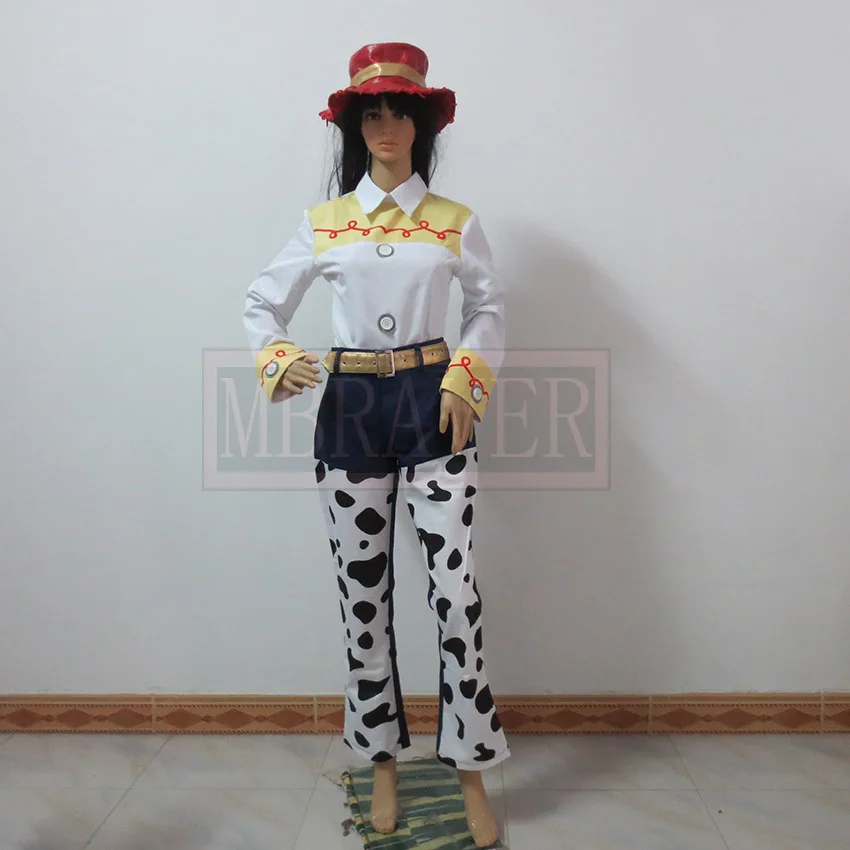 The Yodeling Cowgirl Jessie Top Pants Outfit Full Set Adult Halloween Cosplay Costume image 2
