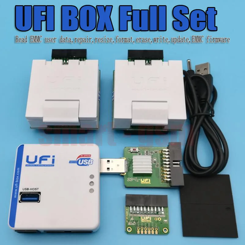 UFI BOX  UFi Box powerful EMMC Service Tool Read EMMC user data, repair, resize, format, erase, write update firmware EMMC