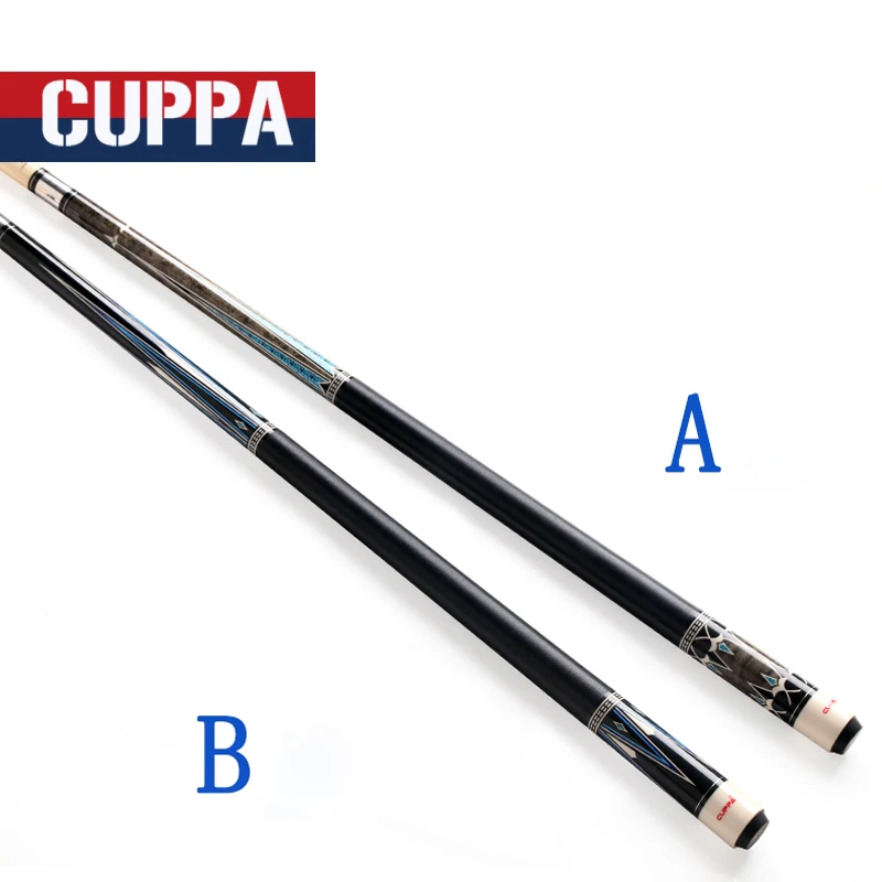 New Cuppa High Quality Billiard Pool Cue Stick 12.75mm/11.75mm Tip Pool Cues Case Set China 2017