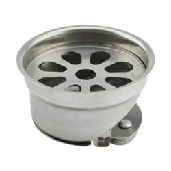 Stainless Steel Floor Drain Filter Bathroom Odor-Proof Sewer Shower Sink Drain Cover Plug Hair Catcher Prevents From Clogging