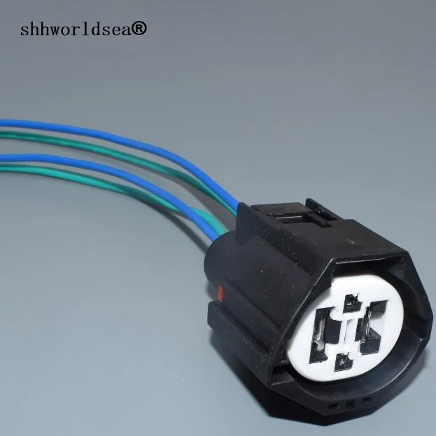 

shhworldsea 4pin 1.5mm+9.5mm waterproof electric auto cable housing connector 7283-8497-90