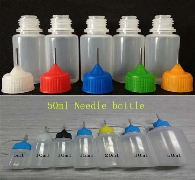 

PE 50ml PlasticNeedle Dripper Dropper Bottle E- Cigarette ego E Cig Empty Dropper E Liquid Bottle With Childproof Cap