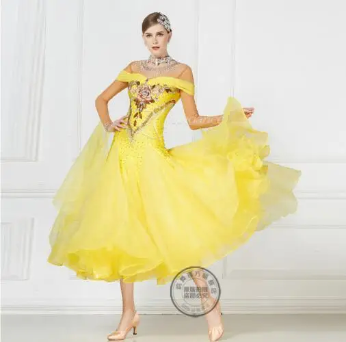 

standard ballroom dress yellow girls ballroom dresses competition ballroom dress