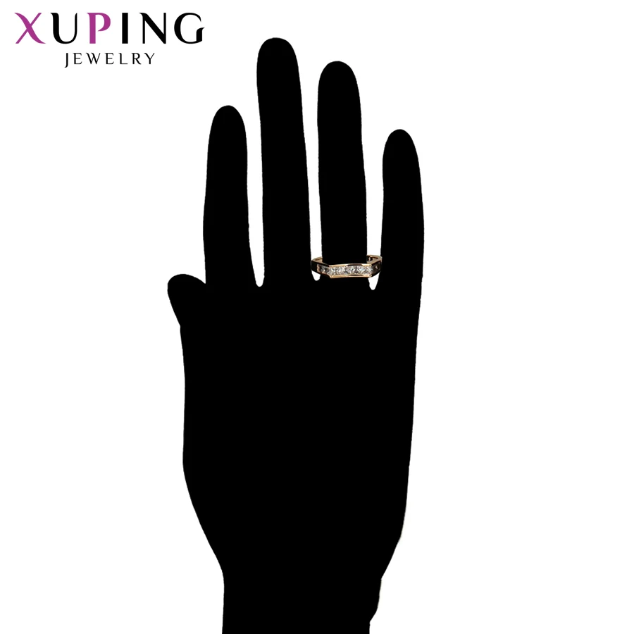 Xuping Jewelry Romantic Lovely Couple Ring for Women Exquisite or Vintage Engagement  Simple Gifts 16206