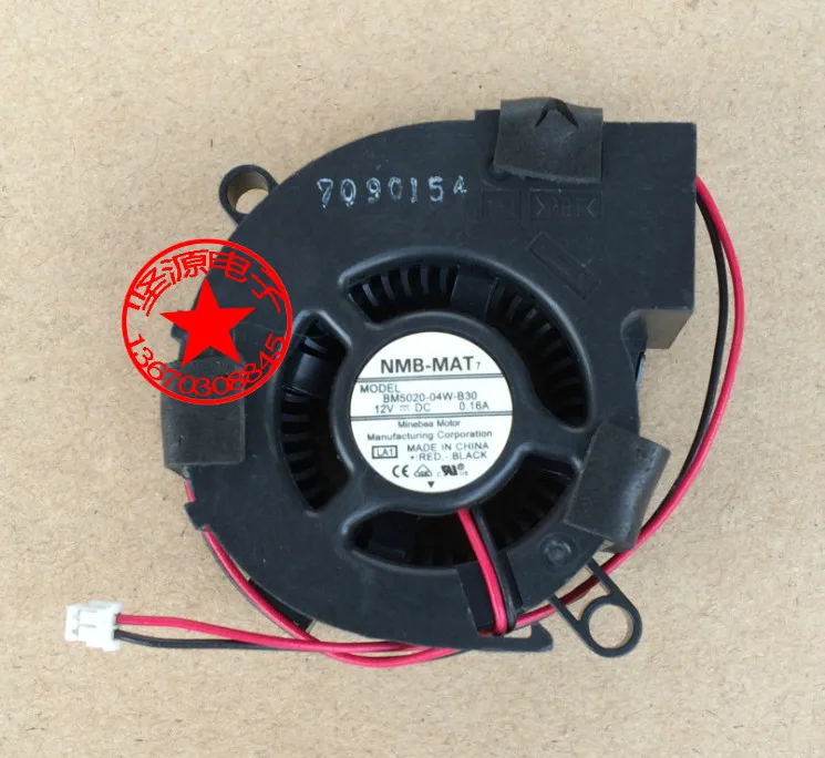 

NMB-MAT BM5020-04W-B30 LA1 Server Cooling Fan DC 12V 0.16A 50x50x20mm 2-Wire