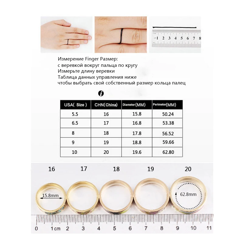 Color Culture Good Quality Gilded Stainless Steel Ring for Women Vintage Face Width 0.6mm Costume Enamel Jewelry Wholesale