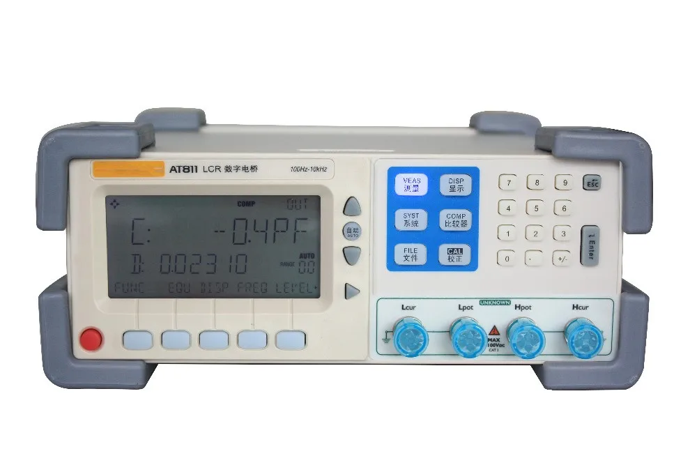 New Original Digital LCR Meter High Accuracy 0.2% 100Hz 120Hz 1kHz 10kHz High Precision Bridge Electric Resistance Meter