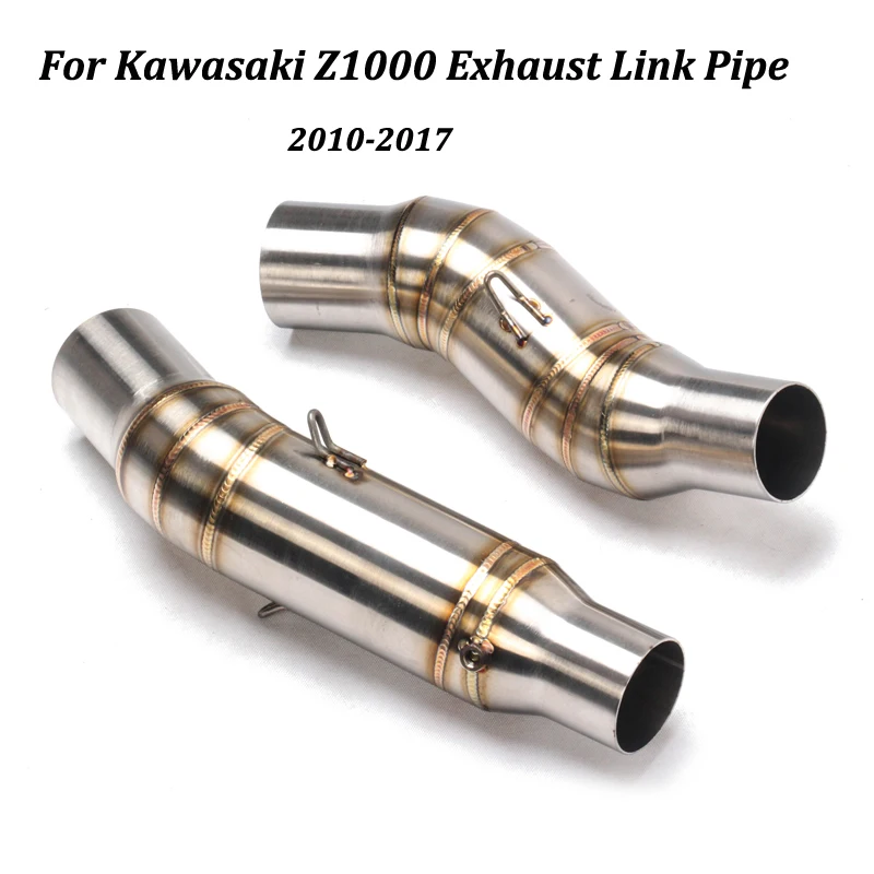 

Для Kawasaki Z1000 2010-2017 глушитель выхлопной трубы мотоцикла модифицированное среднее соединение Соединительная труба Аксессуары для мотоцикла