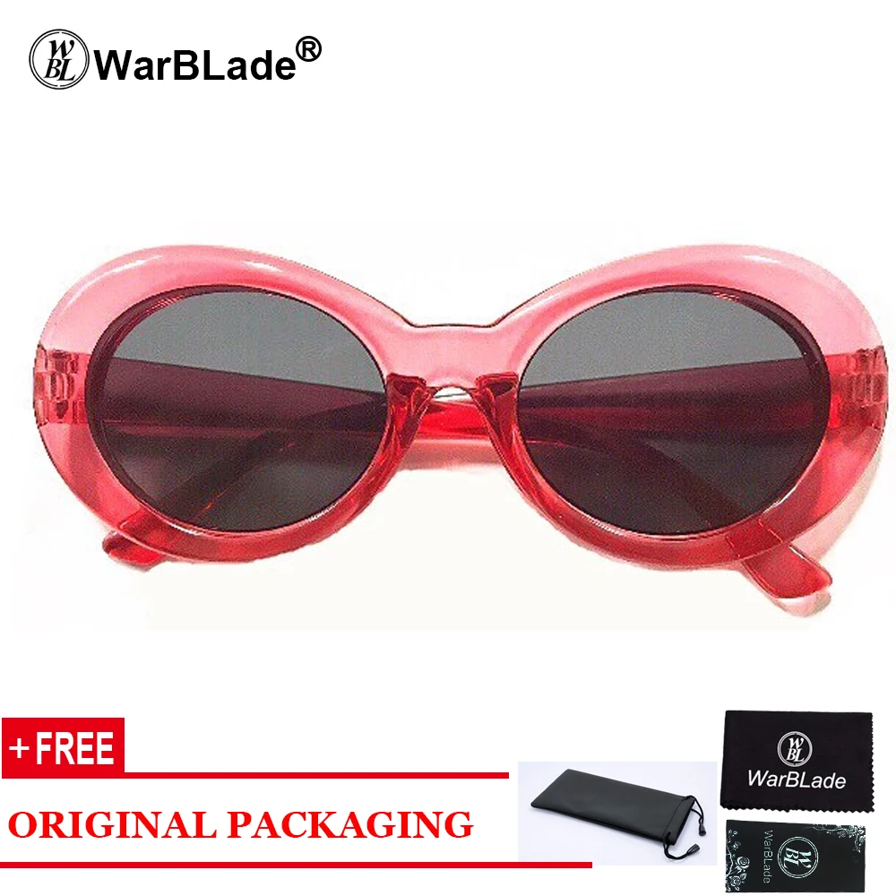 Goggles Kurt Coba Sunglasses Transparent Clear Lenses Glasses Vintage NIRVANE Oval Eyewear Fashion Classic Sun Glasses