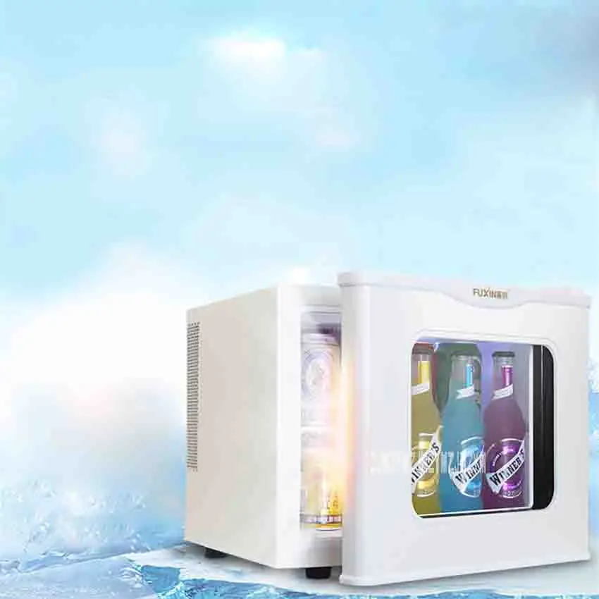 Refrigerador para hotel com porta única, refrigerador frio e quente para uso doméstico, 220v, 60w, 17l