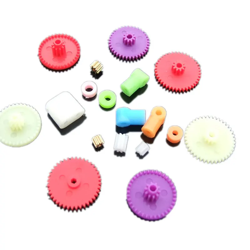 0.4 Module Colorful Gear Package,Model Accessories DIY Colorful Plastic Gear