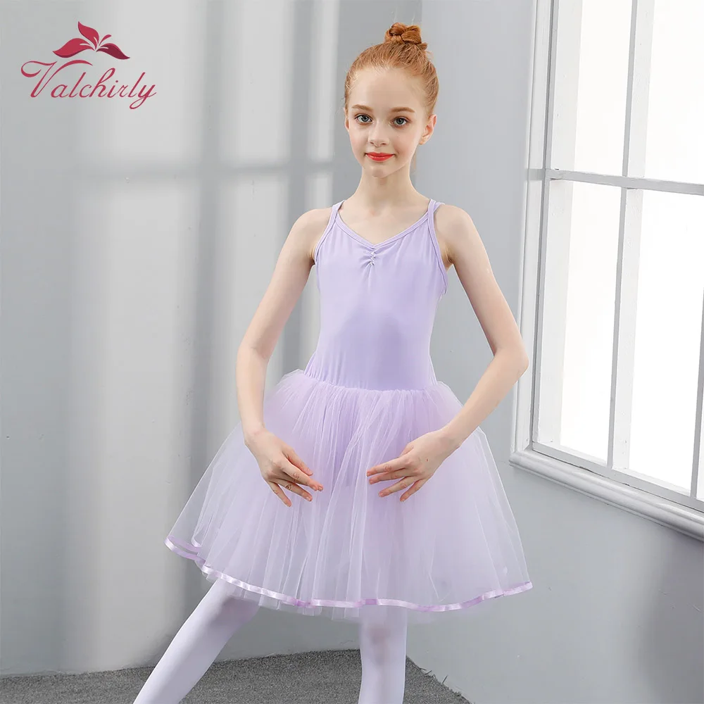 Girl Ballet Style Dance Leotard Princess Tutu Dress Good Quality Kids Ballerina Bodysuit Fairy Party Costumes