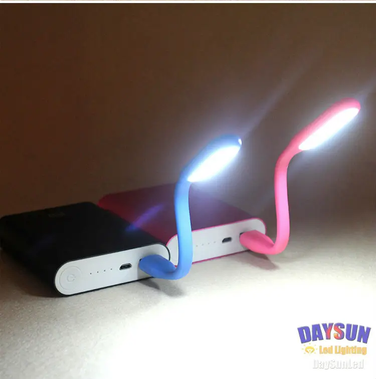 Ultra Bright Small Led Lamp Mini USB LED Light Lamp For Computer Notebook Reading PC Flexible Laptop Lamp Novelty Xmas Toy Gift