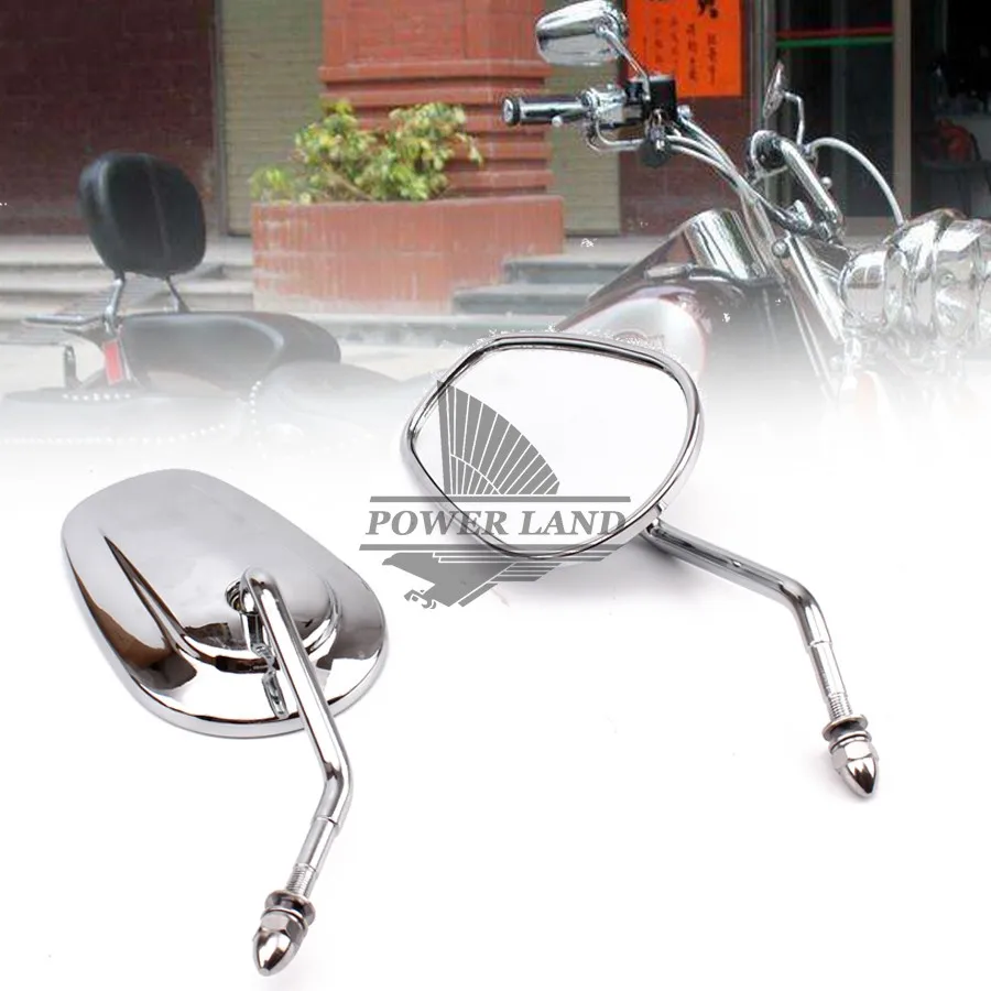 For Harley Dyna Electra Glide Fatboy Iron 883 Road Glide Sportster 883 1200 Softail Motorcycle Rear View Rearview Side Mirrors