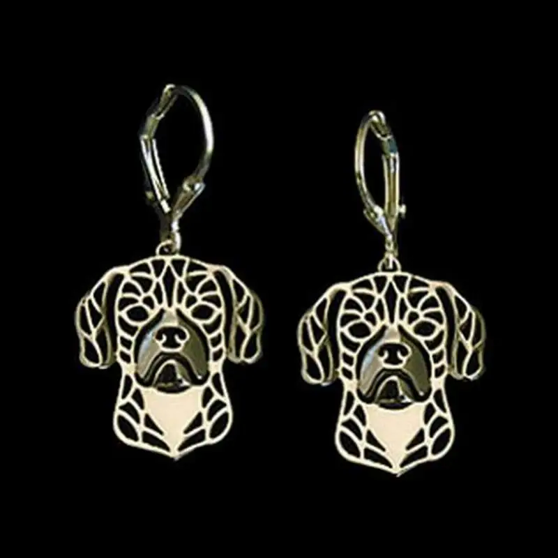 Women's Metal ewelry Alloy Cutout Puggle Earrings