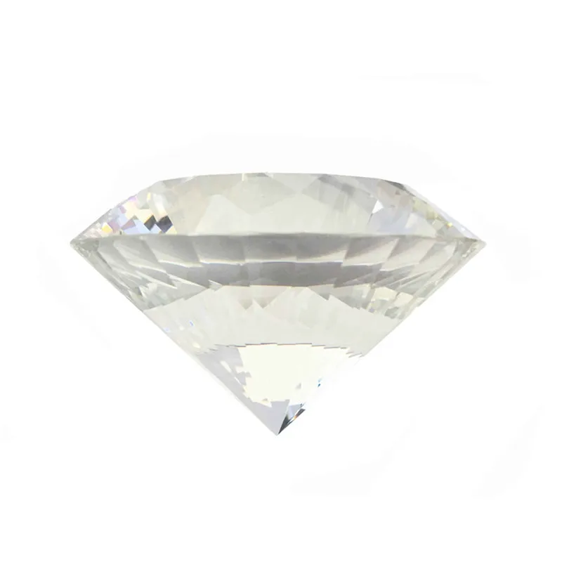 

1pc 200mm Clear Color High Qulity Crystal Multifaceted Diamond Paperweight for Marry Home Wedding Party Decorative Birthdy Gift