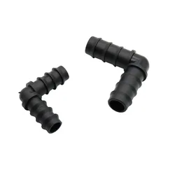 10 Pcs DN16 DN20 Elbow Barbed Garden Water Connectors Hose Splitters Garden Greenhouse Agriculture Irrigation Accessories