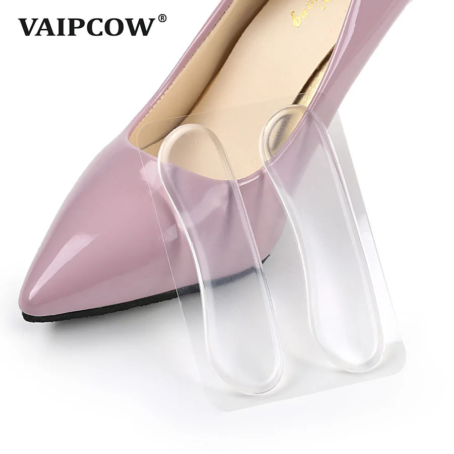 

Silicone Gel Heel Cushion protector Foot feet Care Shoe Insert Pad shose accessoriesan soft Insole Free Shipping