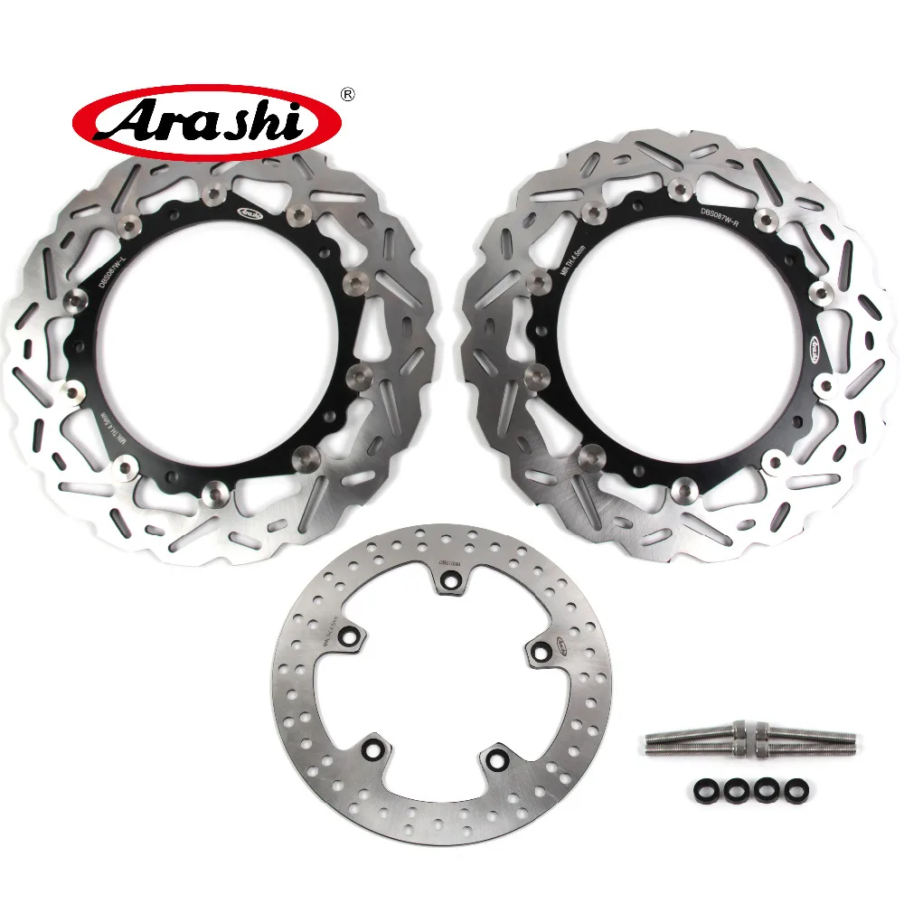 Arashi 1 Set For BMW R1200GS ADVENTURE 2013-2014 CNC Front Rear Brake Disc Rotors 2013 2014 R 1200 GS R1200 GS ADVENTURE