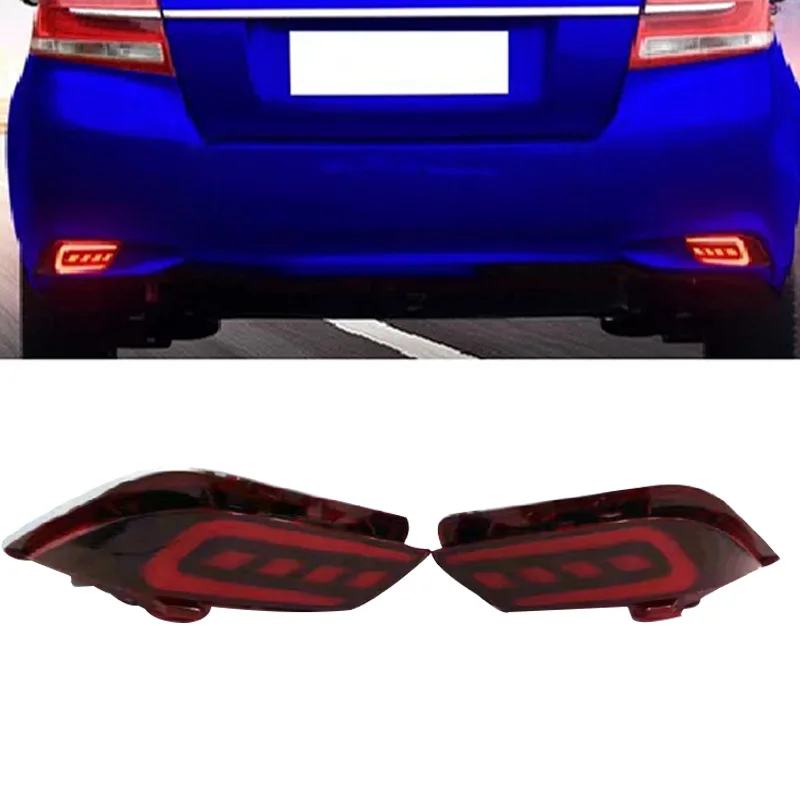 

LED RUNNING LIGHTS BRAKE LIGHTS TAILLIGHT REAR BUMPER WARNING LIGHTS 2PCS CAR STYLING LAMP WITH TURNNING SIGNAL TAIL BRAKE LIGHT