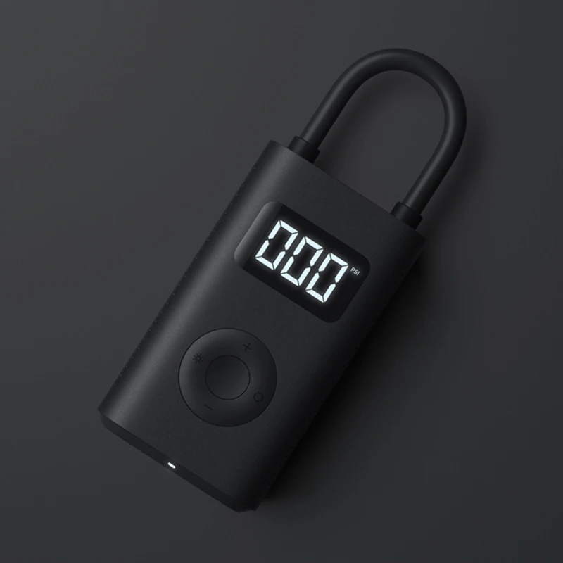 Mijia-自転車,オートバイ,車,サッカー用のデジタルタイヤ空気圧検出付きポータブル電動ポンプ